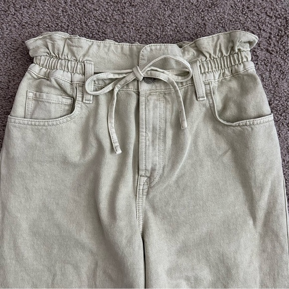 7 For All Mankind Womens Paperbag Jeans - Picture 9 of 14